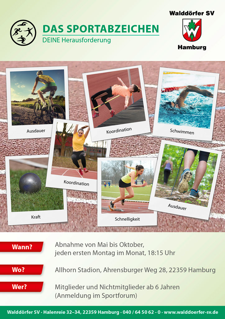Plakat Sportabzeichen